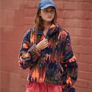 Free People Nantucket Fleece Printed